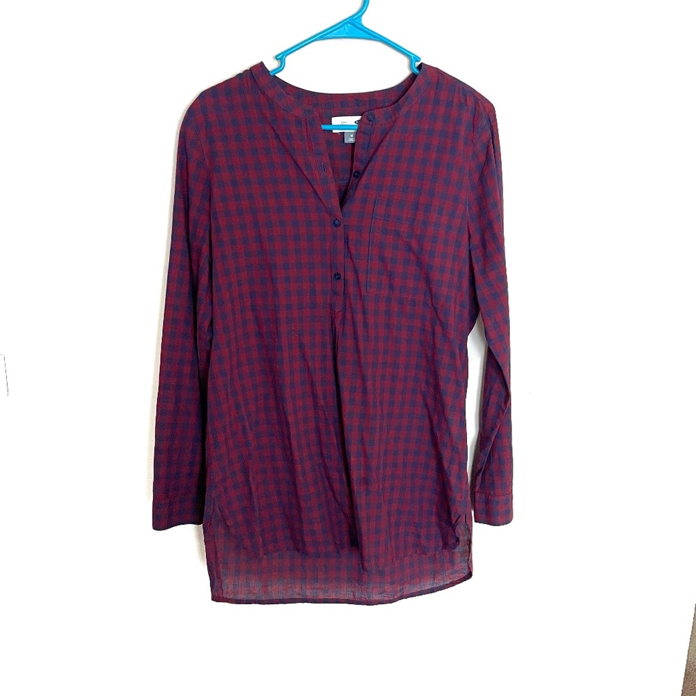 Old Navy Checked Tunic Top